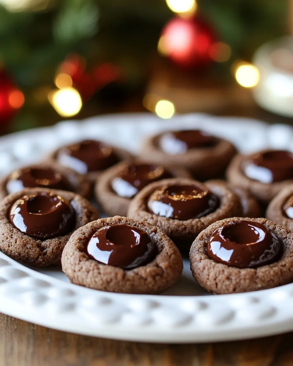 Easy Chocolate Thumbprint Cookies: Best Recipe for Christmas &amp; Holidays