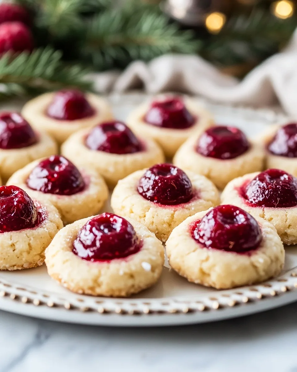 Easy Raspberry Almond Thumbprint Cookies: Best Shortbread Recipe for Holidays