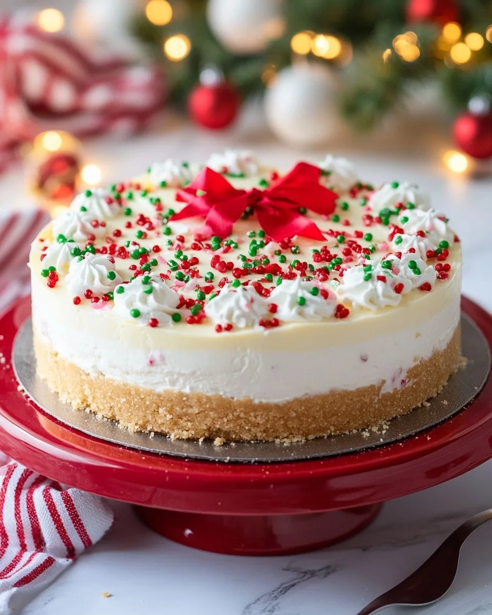 Easy Sugar Cookie Cheesecake Recipe: Holiday Dessert &amp; Party Treat