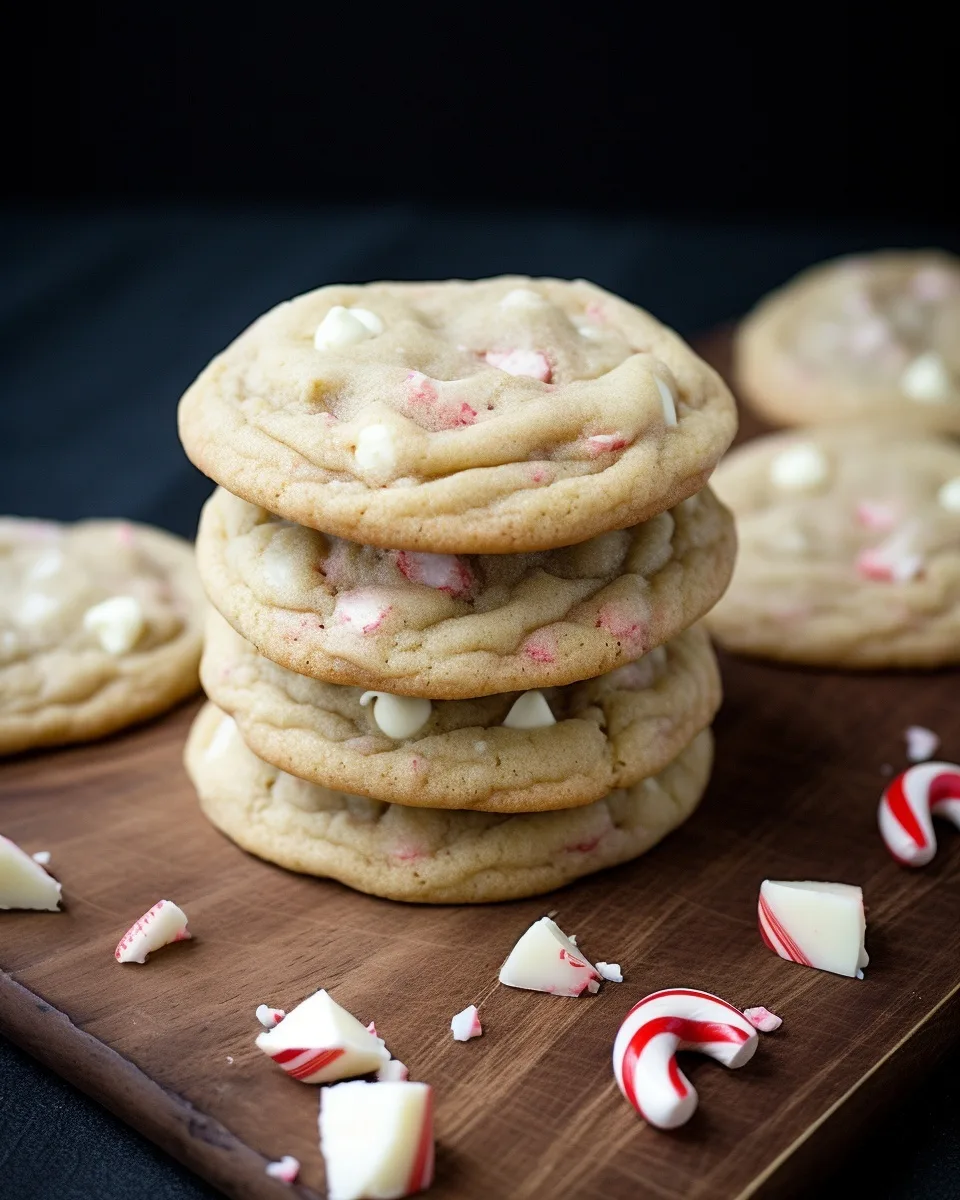 Easy White Chocolate Peppermint Cookies Recipe – Holiday Dessert Idea!