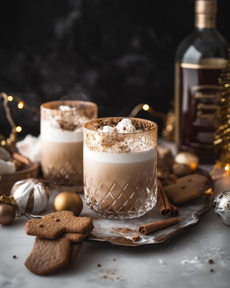 Gingerbread White Russian Cocktail + Holiday Drink Recipe