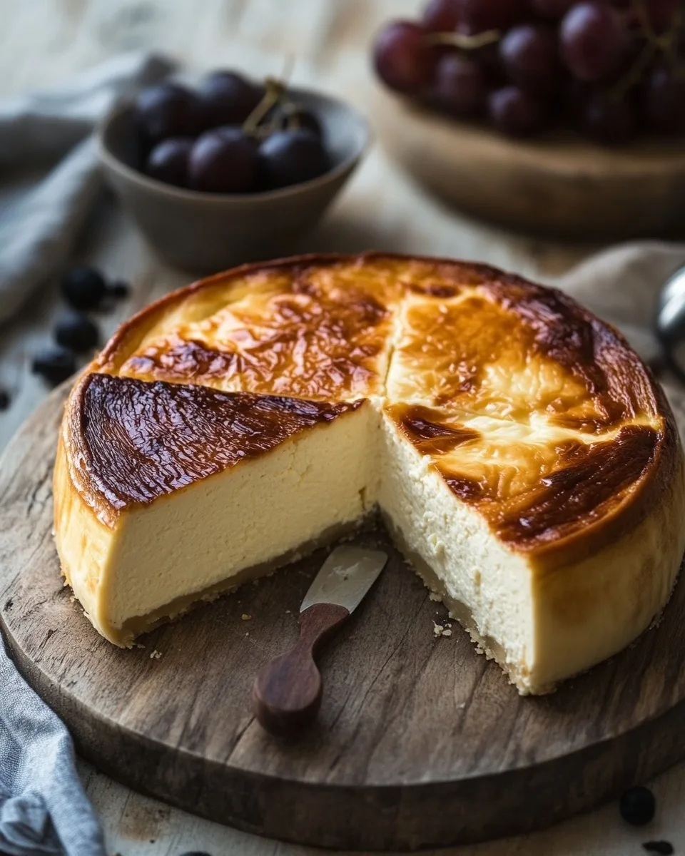 Loaf Pan Burnt Basque Cheesecake Recipe