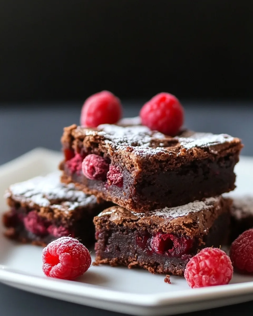 Raspberry Brownies