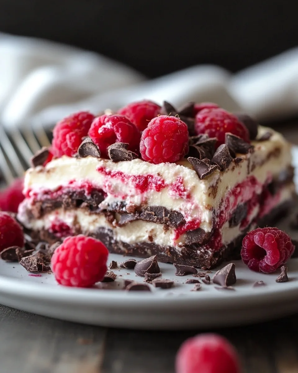 Raspberry Chocolate Lasagna Recipe