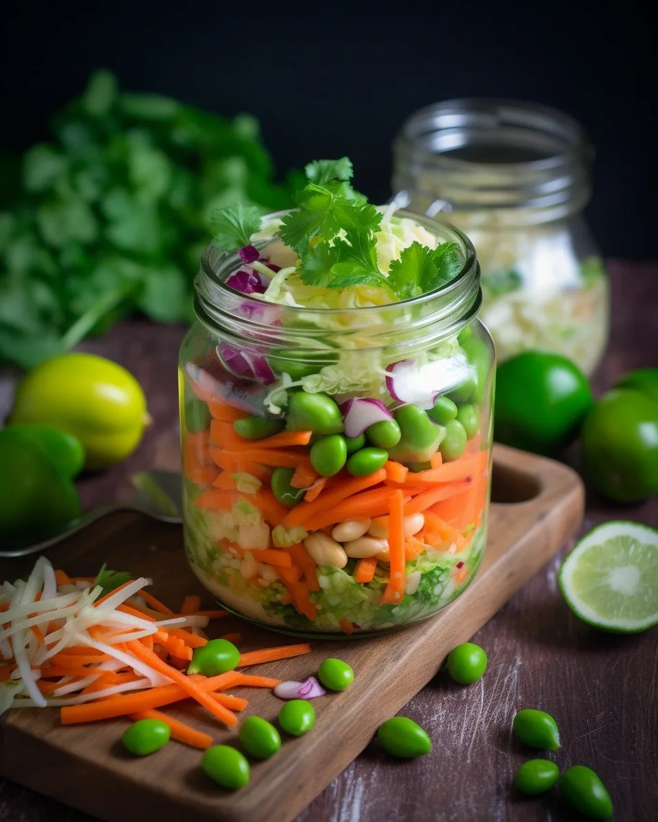 Zesty Crunchy Veggie Salad: Healthy &amp; Delicious Lunch Recipe