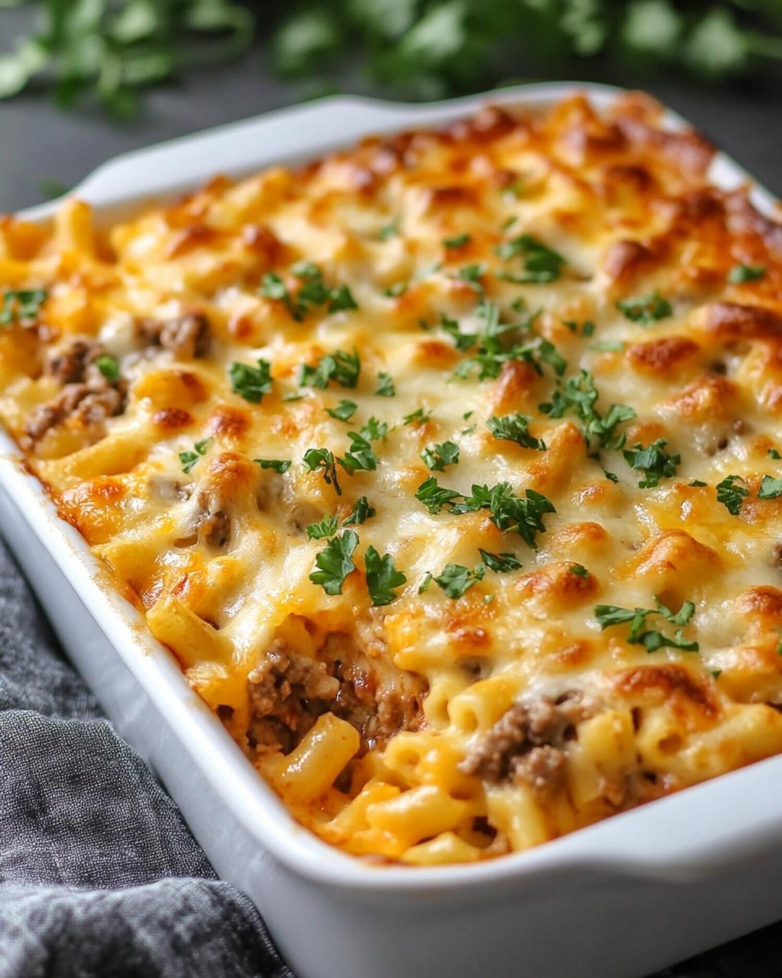 Low Carb Baked Big Mac Casserole Cheesy Savory Guilt Free Flavor 3