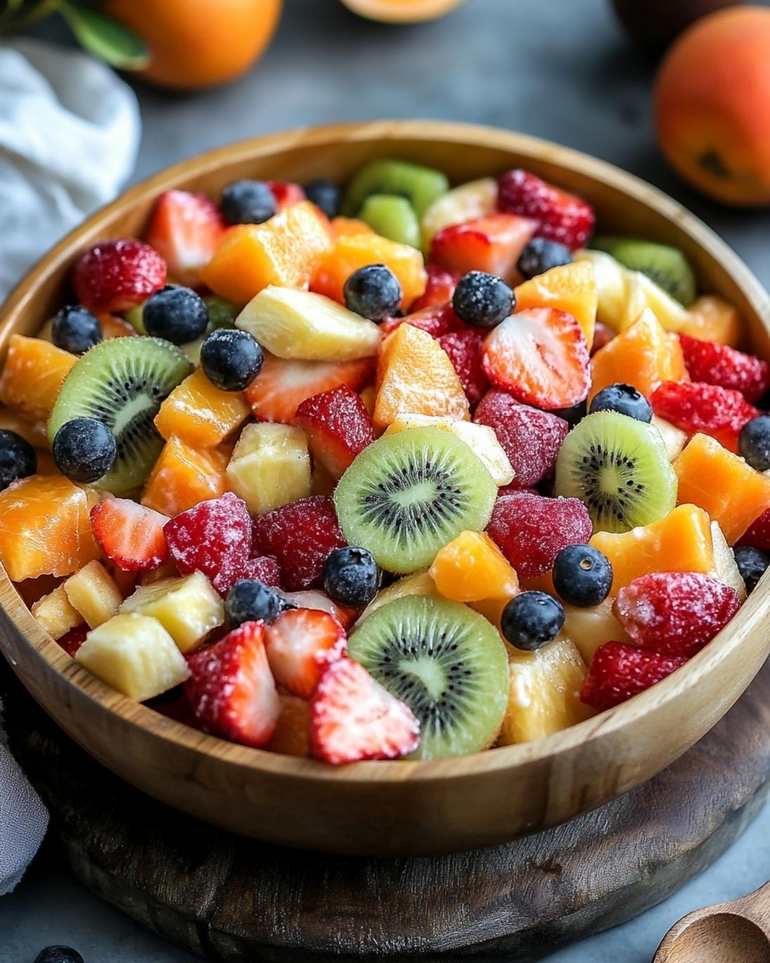 Winter Fruit Salad Fresh Colorful Seasonal Recipe 1