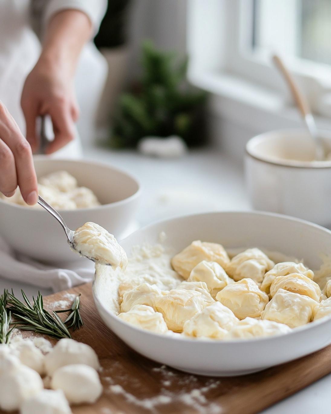 ingrediant of Mini Brie Rosemary Puff Pastry Bites Easy Christmas Appetizer 17