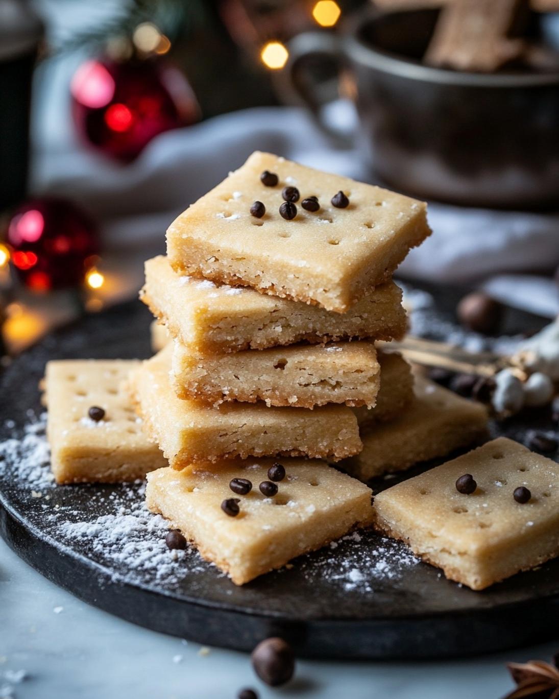 Classic Buttery Shortbread Cookies The Perfect Sweet Salty Treat for Coffee Time 2