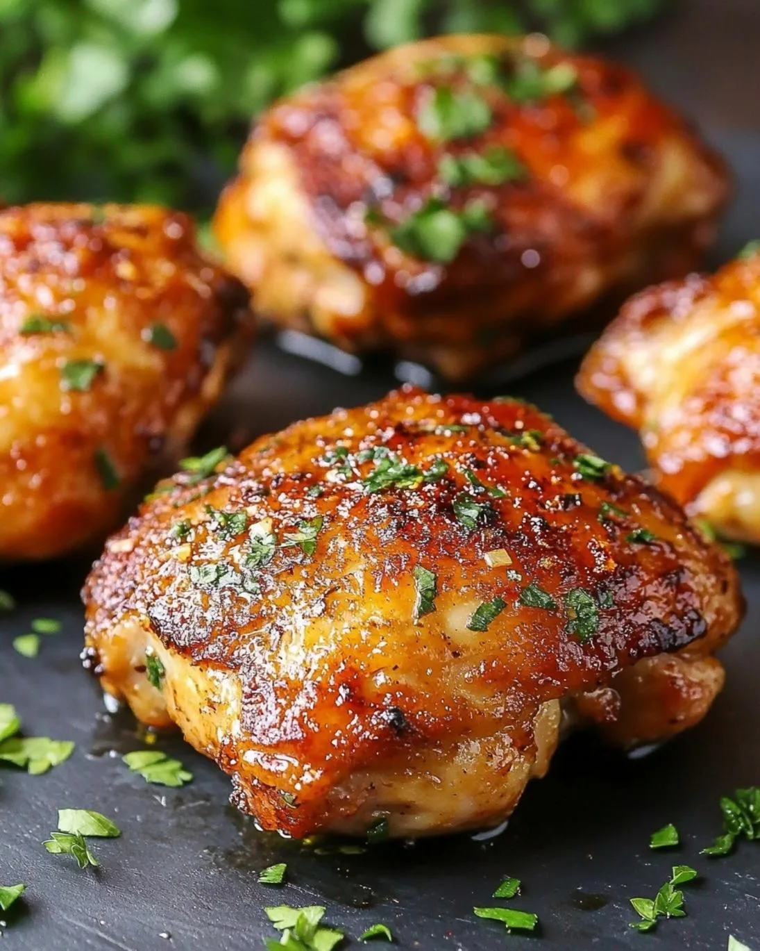 Crispy 30-Minute Air Fryer Honey Garlic Chicken Thighs