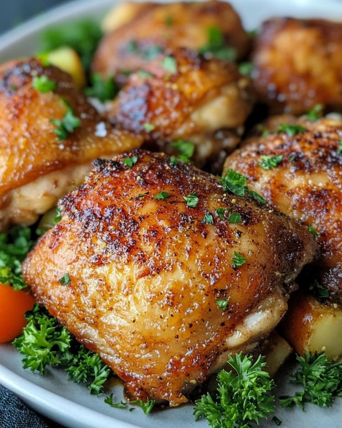 Crispy, Juicy Oven-Baked Chicken Thighs That Will Blow Your Mind!