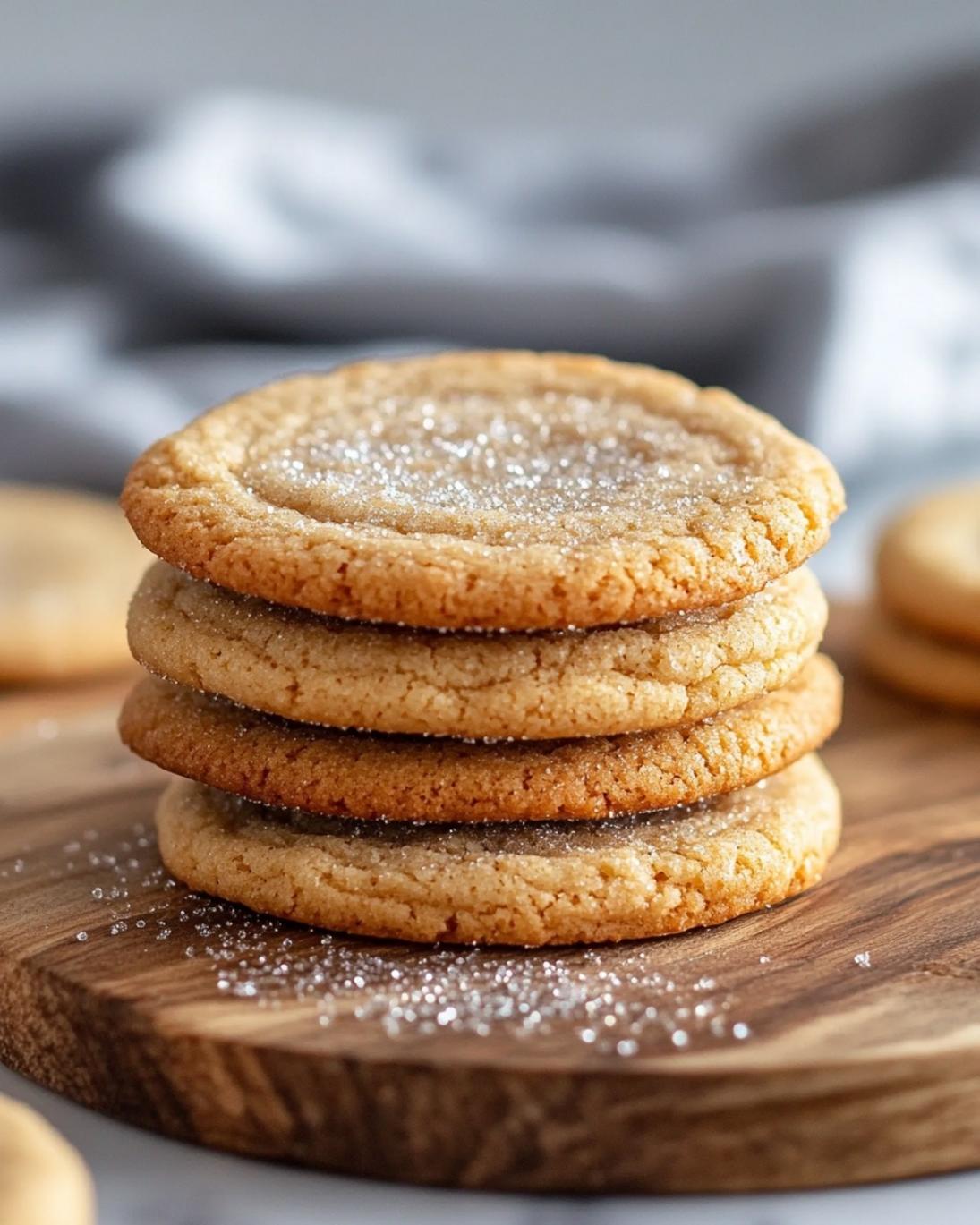 Irresistibly Soft Chewy Sugar Cookies with Sparkling Crust 1