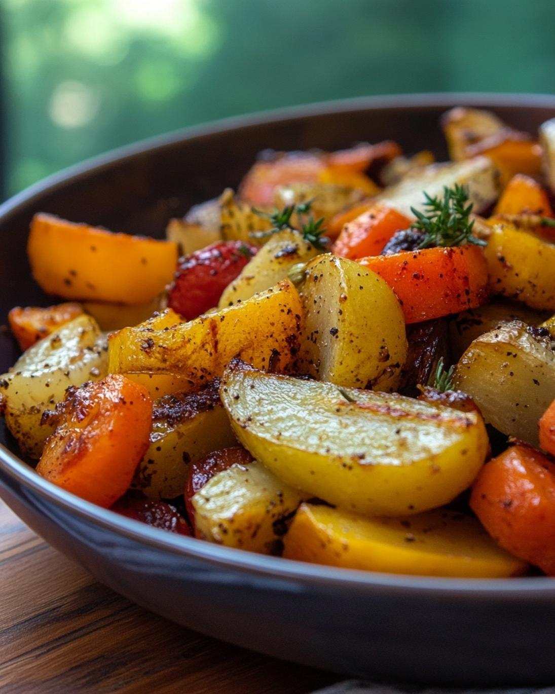 Maple Glazed Dijon Roasted Vegetables The Perfect Sweet Savory Side Dish 2
