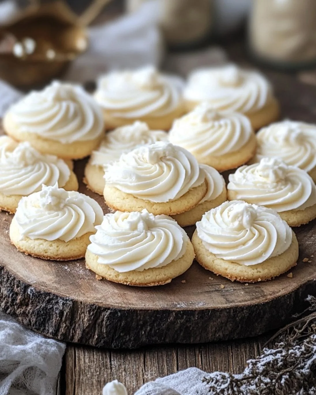 Melt-In-Your-Mouth Whipped Shortbread Cookies