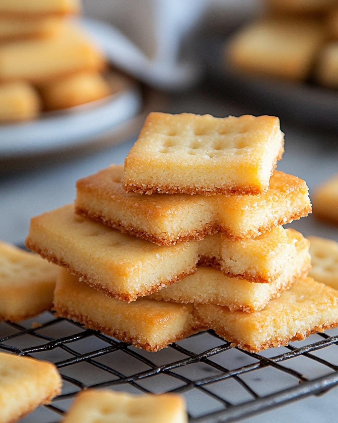 Melt in Your Mouth 3 Ingredient Buttery Shortbread Cookies 2