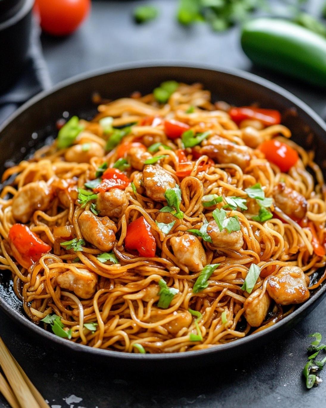 Sizzling 30 Minute Chicken Lo Mein That Beats Takeout 1