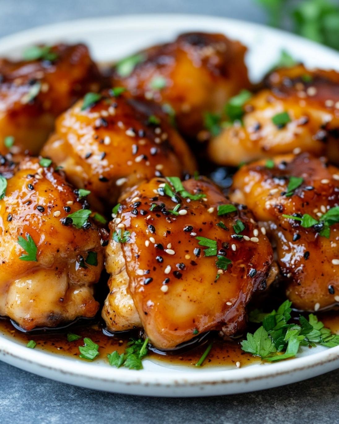 Sticky Honey Soy Glazed Chicken Thighs Ready in Under 30 Minutes 1