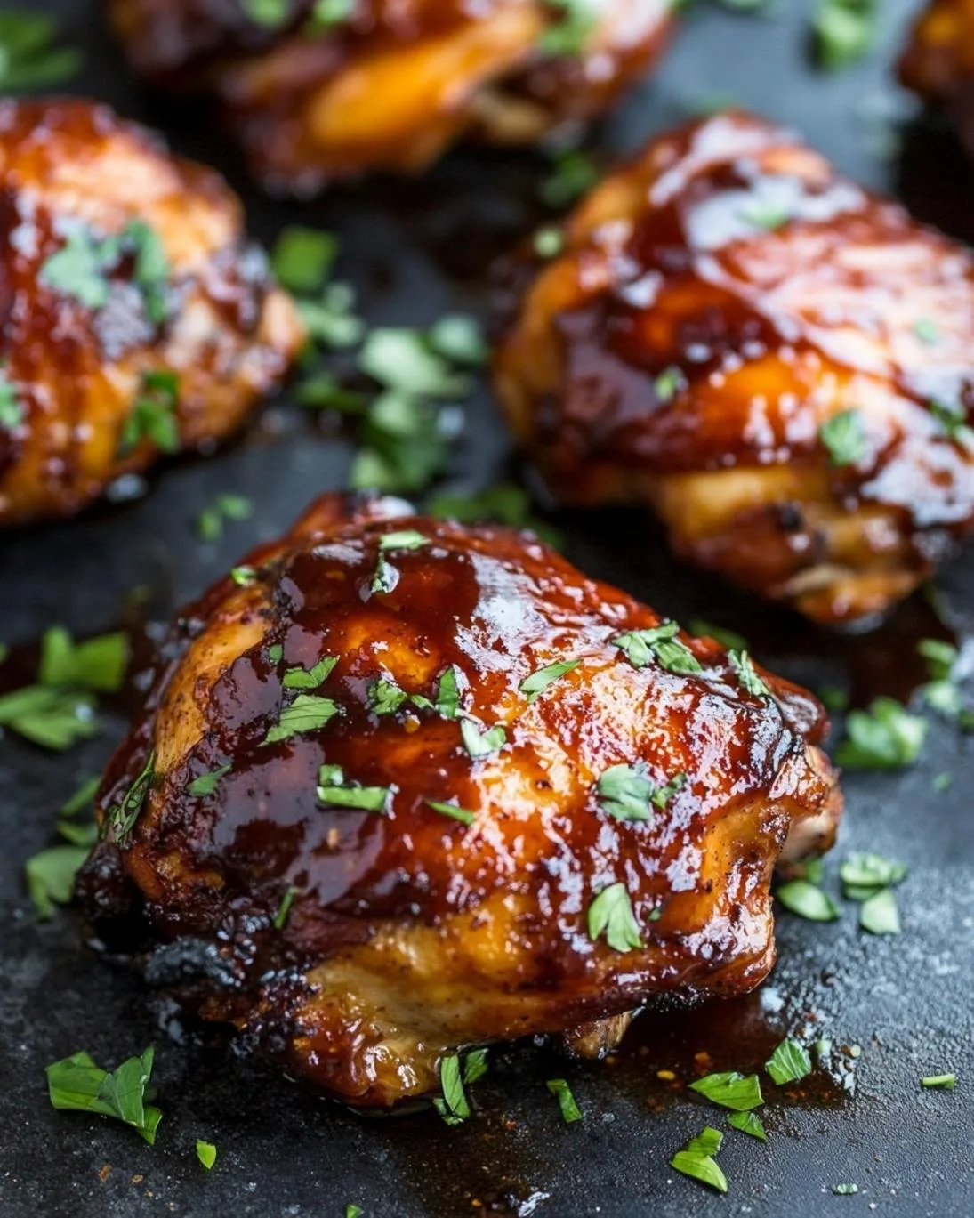 Sticky-Sweet Oven-Baked BBQ Chicken Thighs