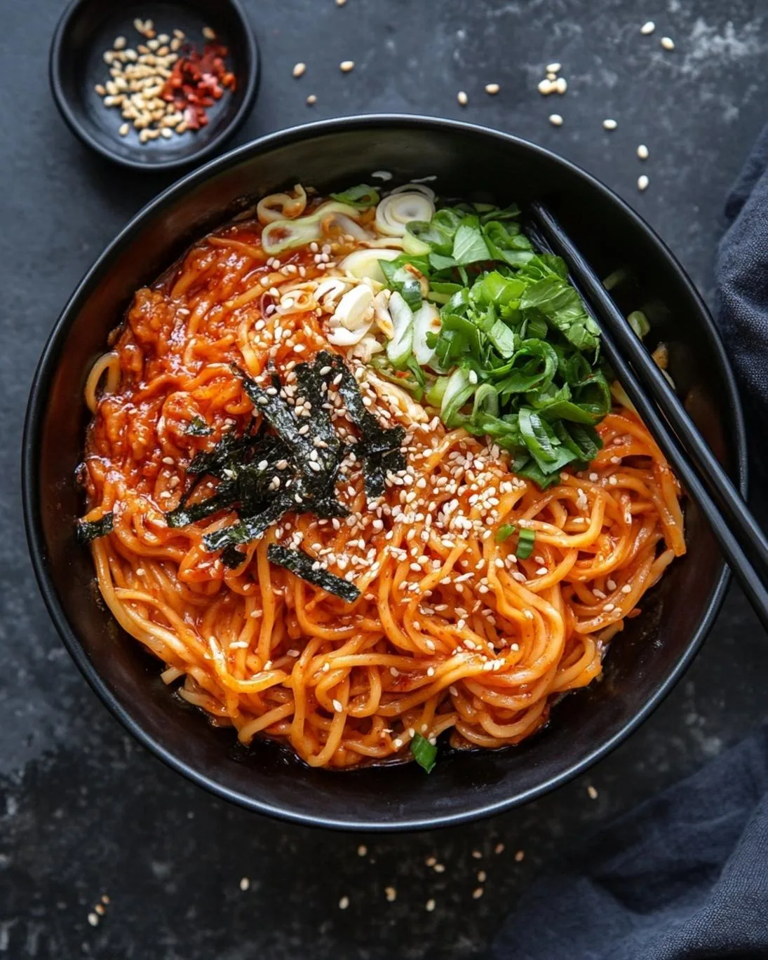 Sweet &amp; Spicy Gochujang Noodles