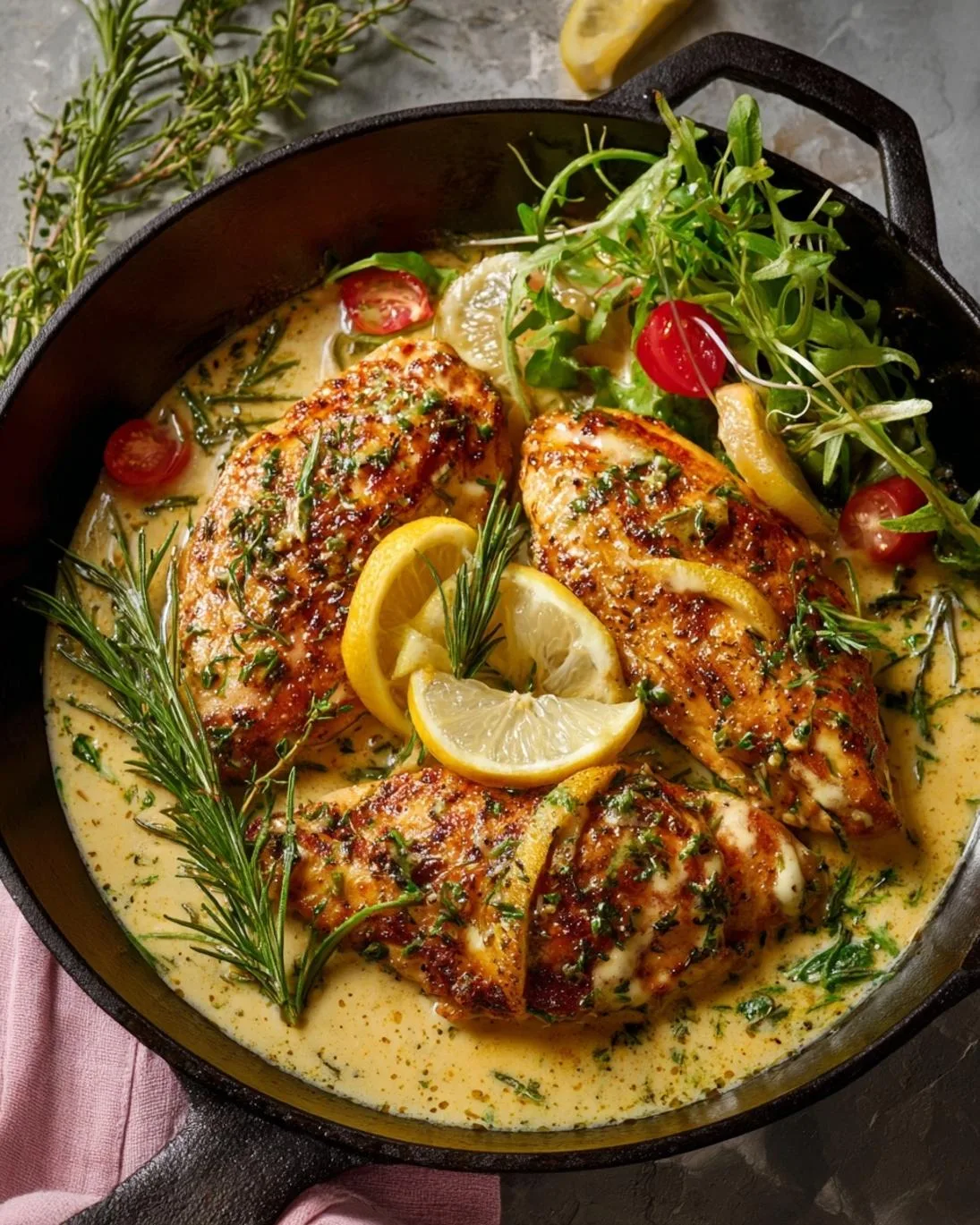 Ultimate Lemon Chicken with Rich Butter Sauce