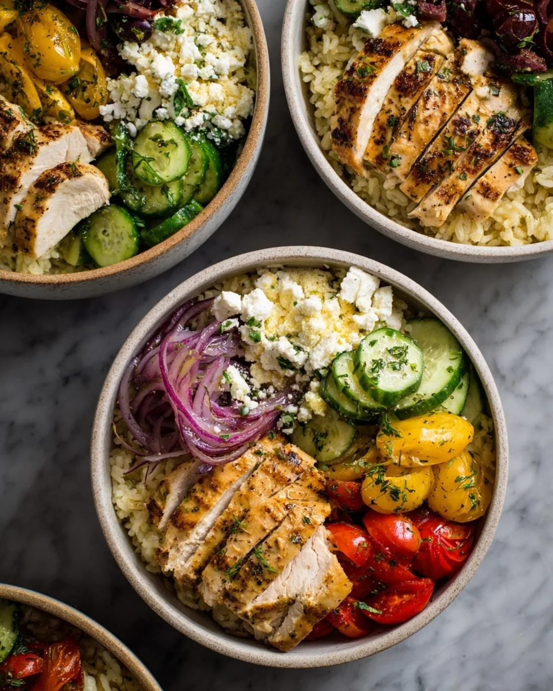 Wholesome Greek Chicken Bowls for Easy Meal Prep