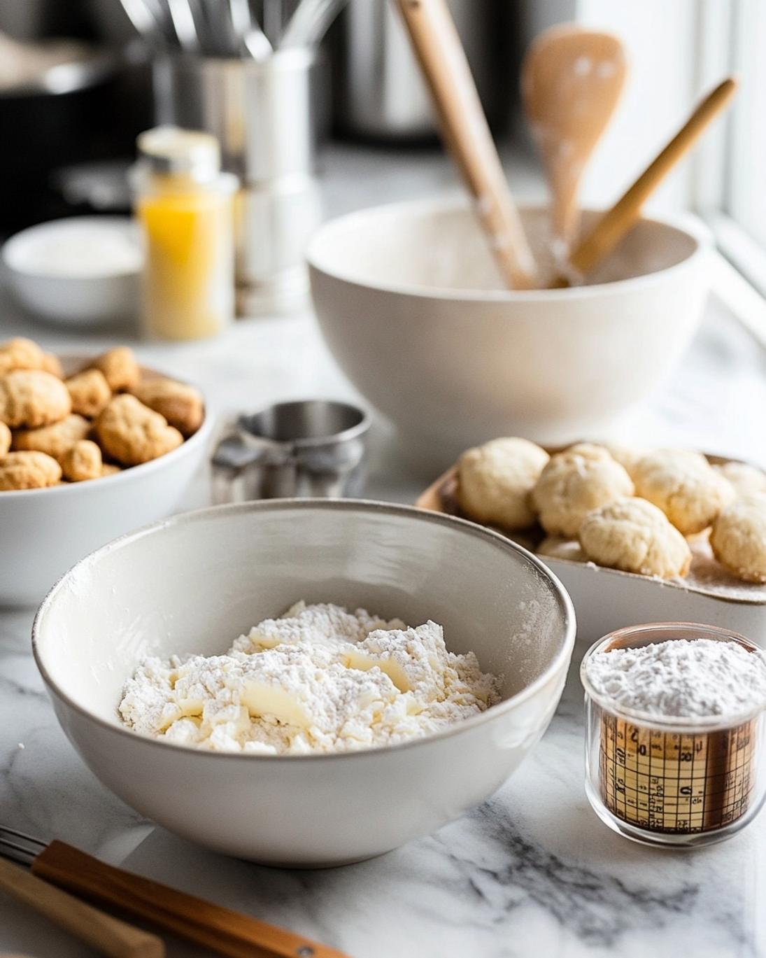 ingrediant of Buttery Melt In Your Mouth Shortbread Cookies