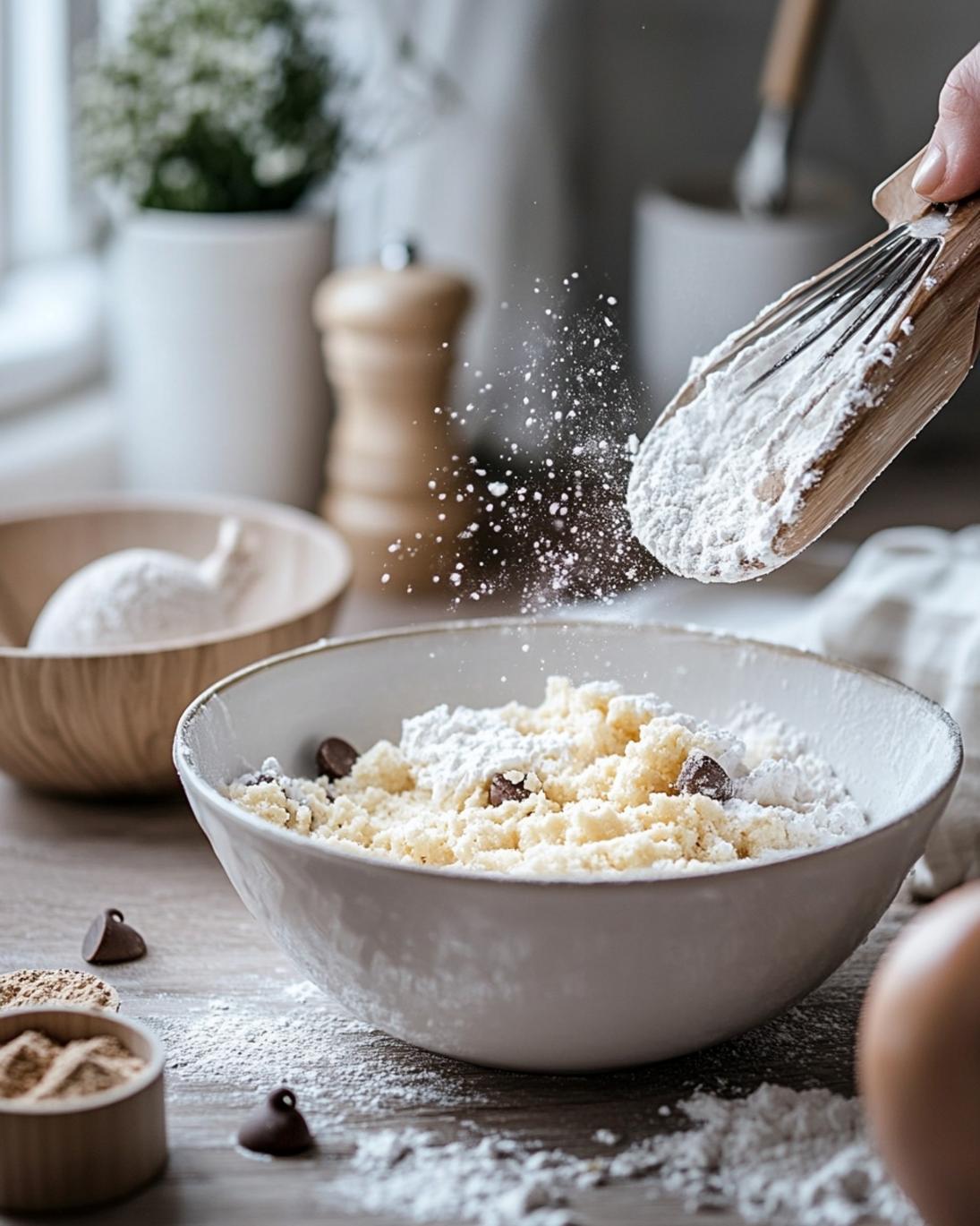 ingrediant of Buttery Melt in Your Mouth Chocolate Chip Shortbread Cookies 1
