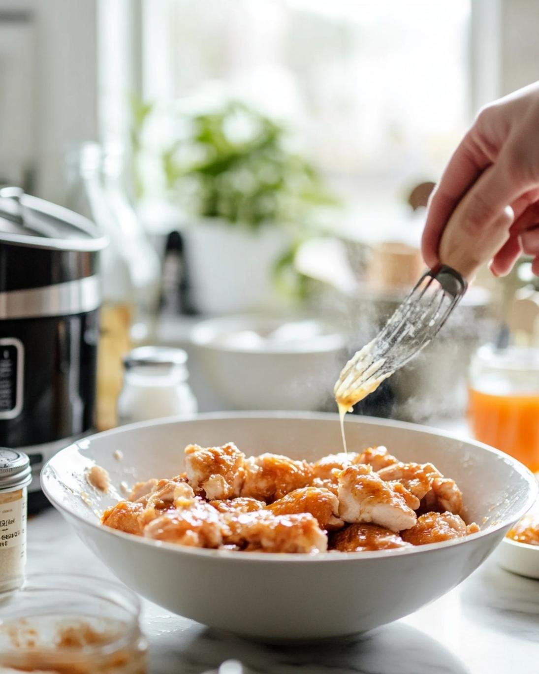 ingrediant of Crispy 30 Minute Air Fryer Honey Garlic Chicken Thighs