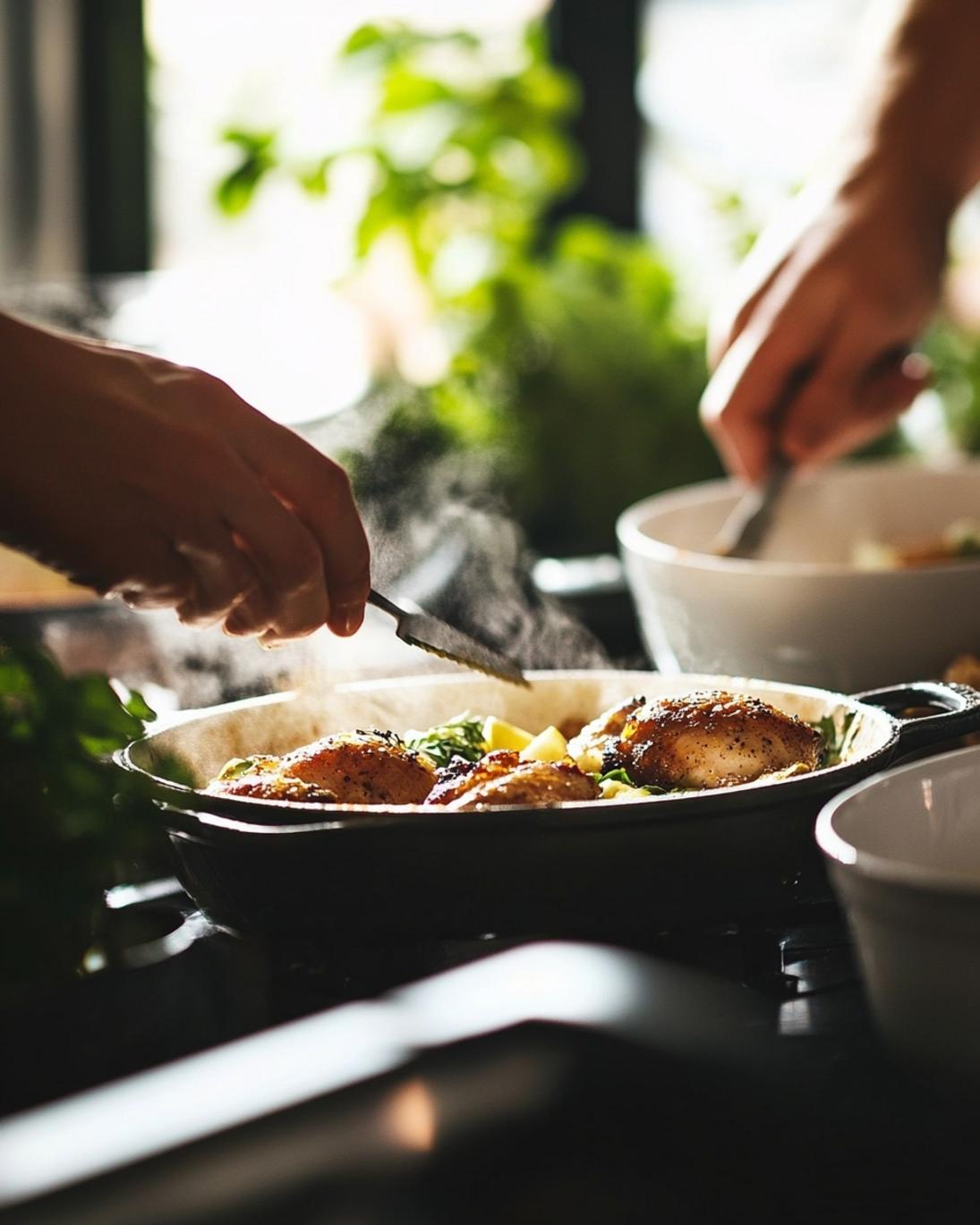 ingrediant of Juicy 30 Minute Oven Baked Chicken Thighs with Crispy Edges