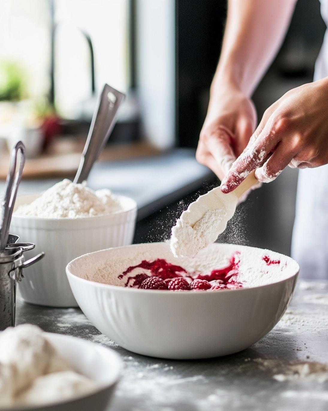 ingrediant of Melt in Your Mouth Raspberry Swirl Shortbread Cookies