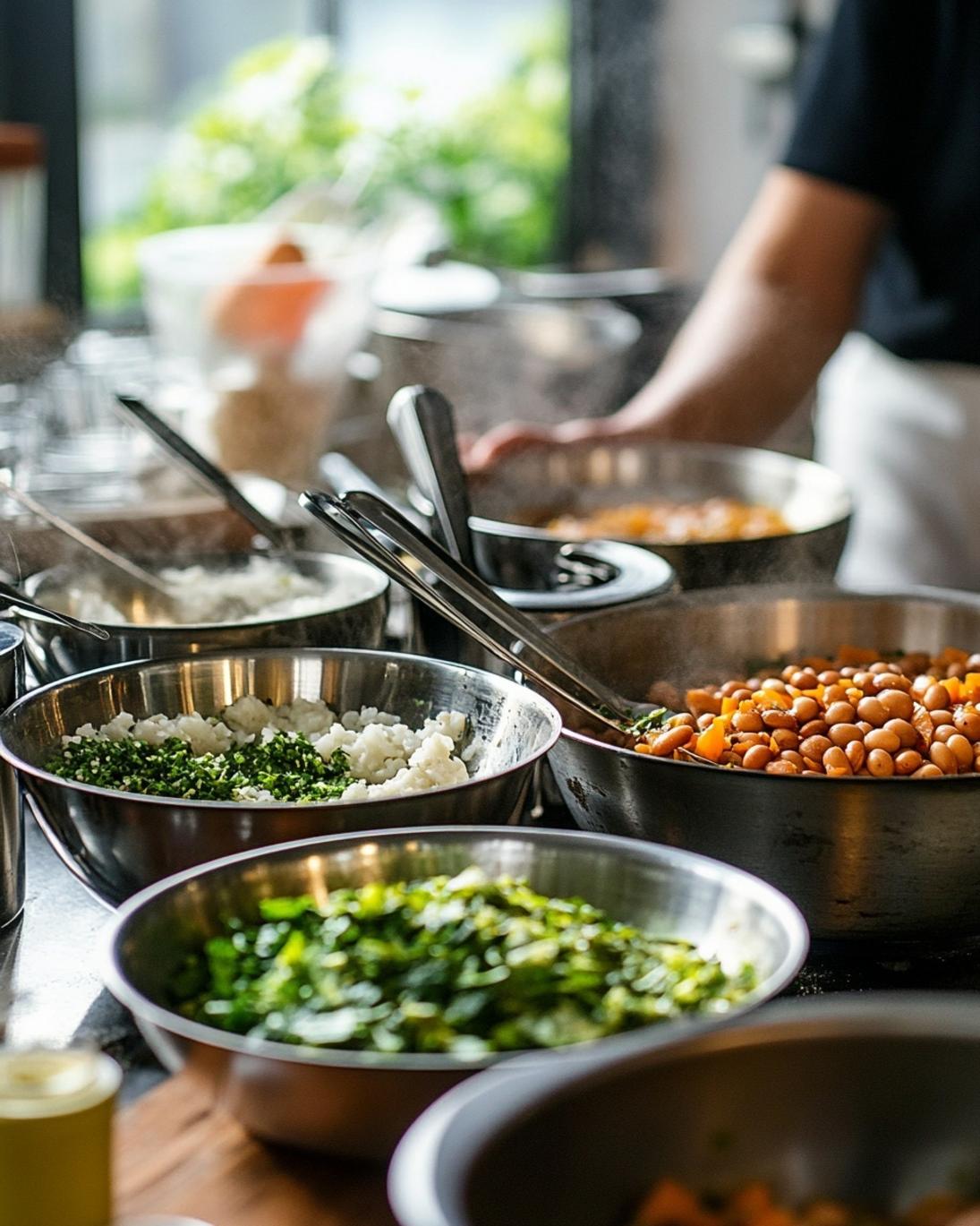 ingrediant of Sopa de Frijoles con Papas y Chile Verde Traditional Mexican Bean Soup