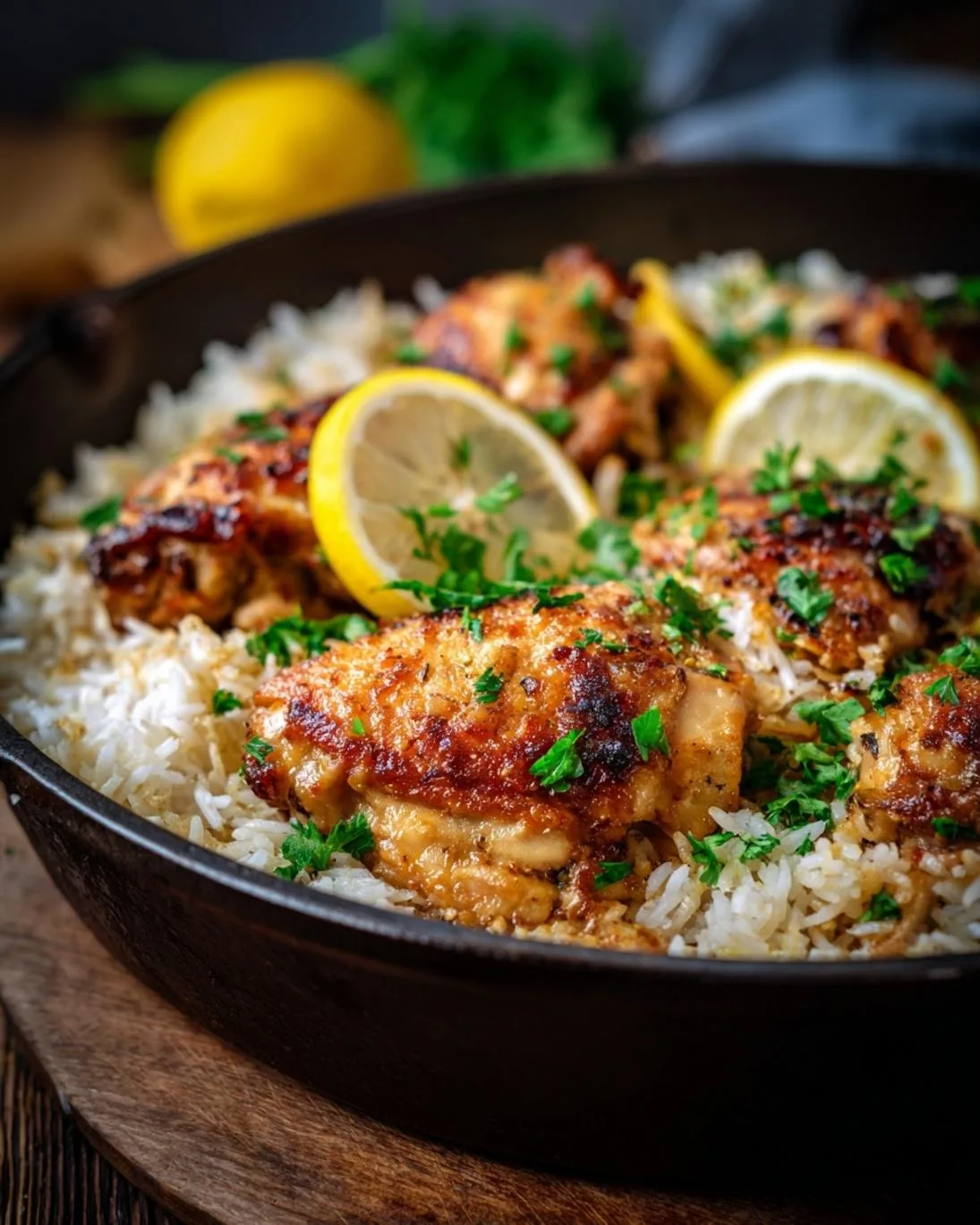 Irresistible Greek Lemon Chicken with Fluffy Rice