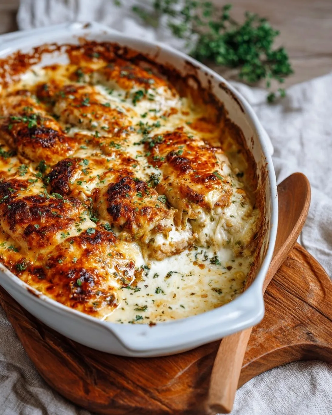 Mouthwatering Creamy Keto Chicken Bake