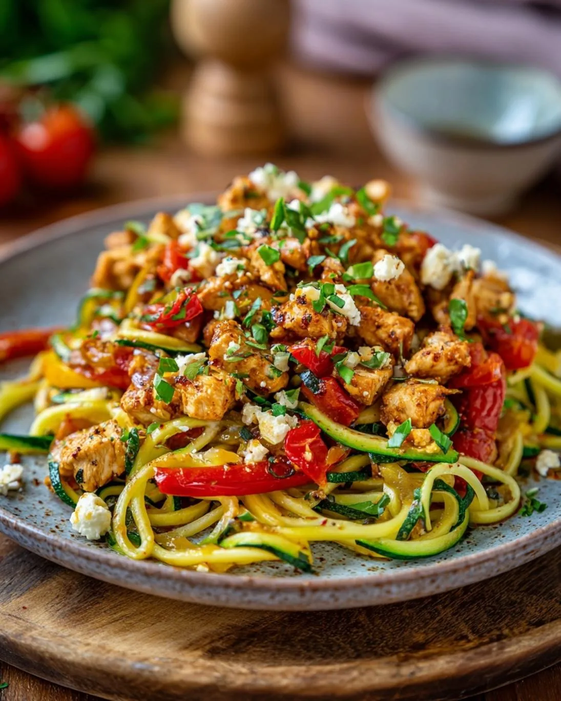 Zesty Mediterranean Chicken Stir Fry in 30 Minutes