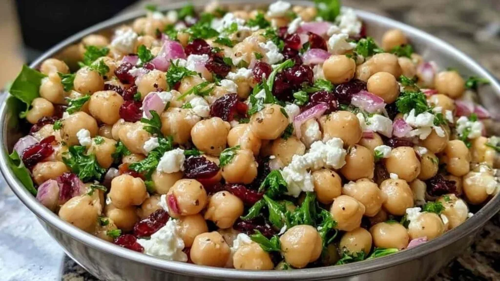 Feta and Cranberry Chickpea Salad with Lemon Vinaigrette 2 Feta and Cranberry Chickpea Salad 2 1 1024x576 1