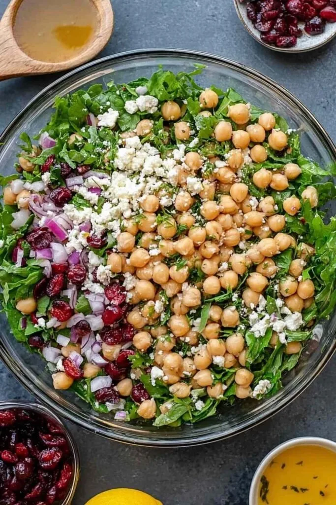Feta and Cranberry Chickpea Salad with Lemon Vinaigrette 3 Feta and Cranberry Chickpea Salad 3 1 683x1024 1