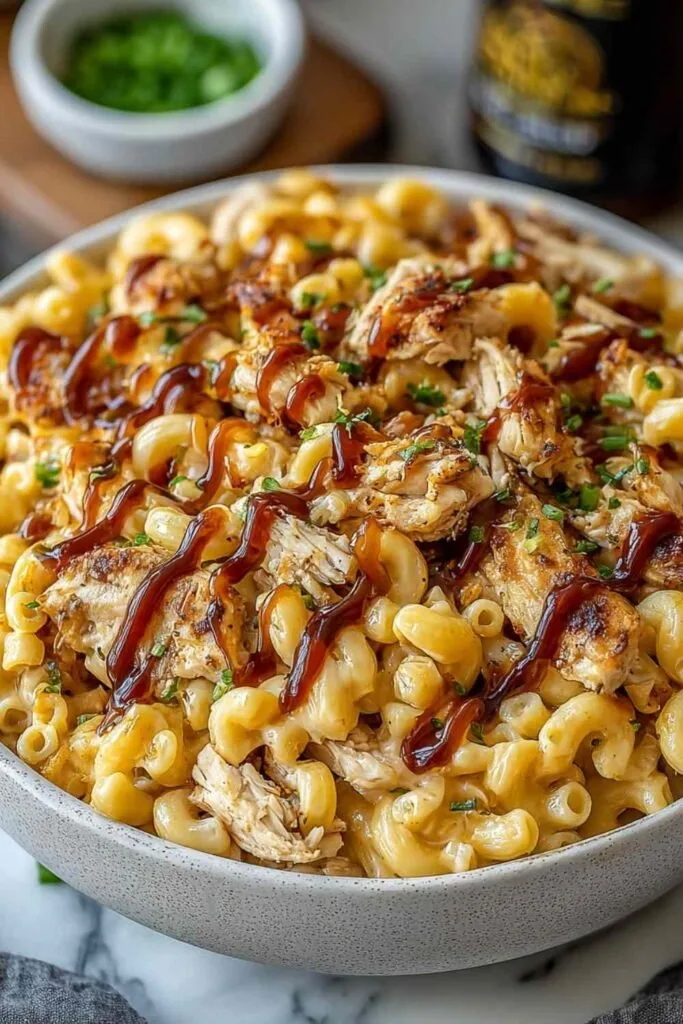 Honey BBQ Chicken Mac Cheese High Protein 3 683x1024 1