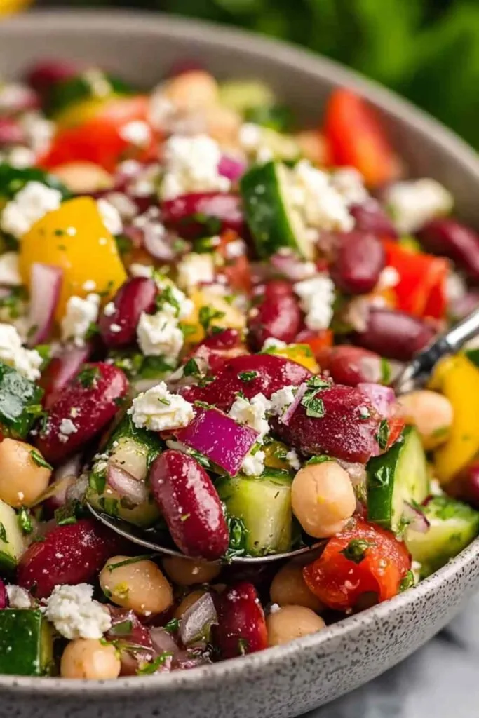 Mediterranean Bean Salad with Feta 3 683x1024 1