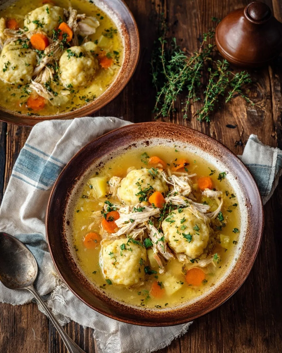 Old Fashioned Chicken and Dumplings