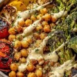 Roasted Veggie Chickpea Bowls with Maple Dijon Tahini Dressing 4 Roasted Veggie Chickpea Bowls 3 150x150 1