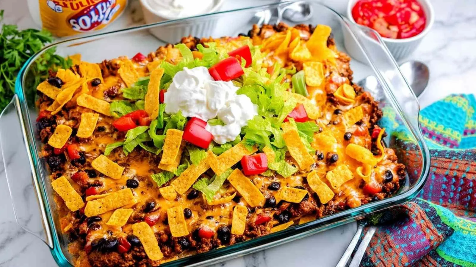 Walking Taco Casserole