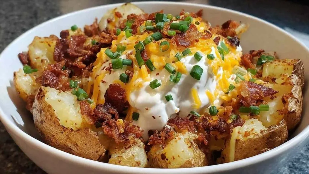 Air Fryer Loaded Baked Potato Bowl 2 1024x576 1