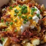 Air Fryer Loaded Baked Potato Bowl 3 150x150 1
