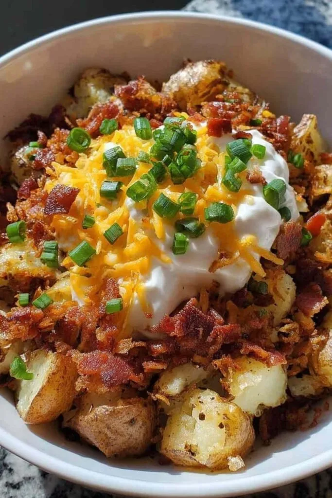 Air Fryer Loaded Baked Potato Bowl 3 683x1024 1