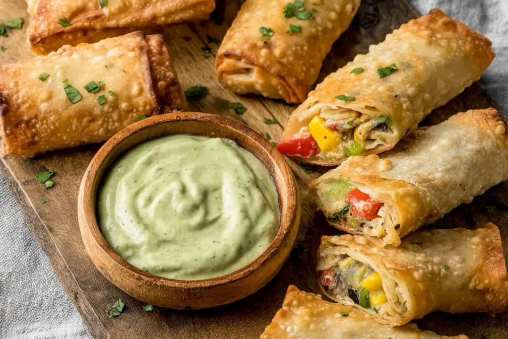 Chili’s Southwestern Egg Rolls (Copycat Recipe with Avocado Ranch)