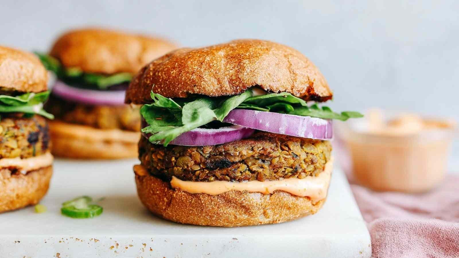 Classic Lentil Burgers