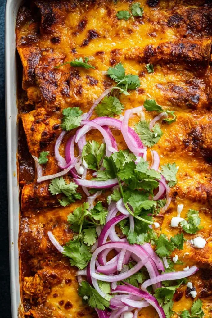 Easy Red Chicken Enchiladas Recipe 2 683x1024 1