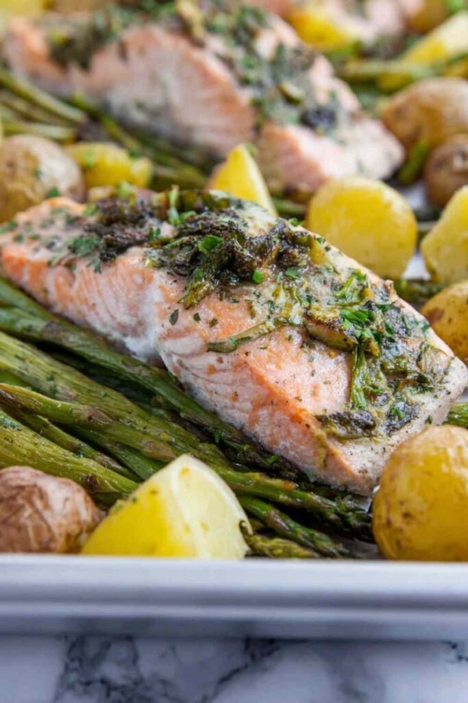 Easy Salmon Broccoli and Potatoes 3 683x1024 1