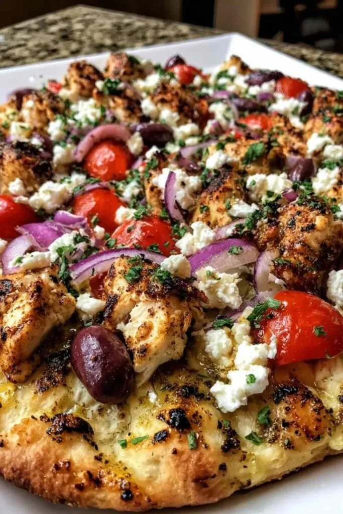 Greek Chicken Pita Pizza 3 683x1024 1