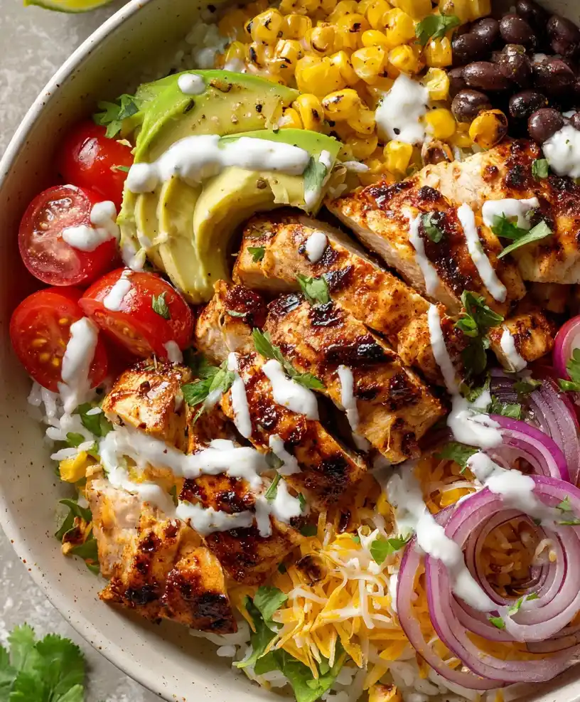 Grilled Corn and Black Bean Chicken Bowls 2